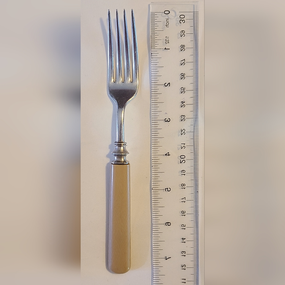 1900-1920 Set of 6 Antique Dinner Forks - Picture 3 of 6